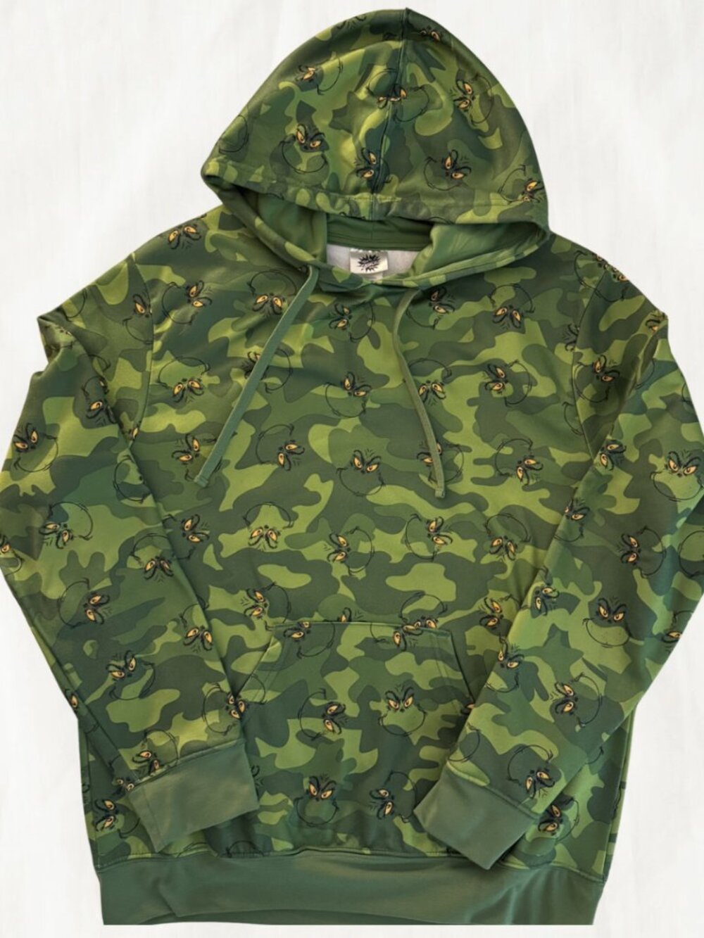 The Grinch (Dr. Seuss) Green Camo Hoodie (Unisex)